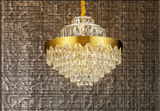 Extra Large Multi-layers Crystal Chandelier Modern Light Luxury Light Fixture Set For Living Room/Dining Room/Bedroom