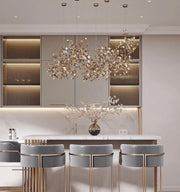 Blushlighting Modern Creative Fashion Stainless Steel Decorative Chandelier Dining / Living Room / Bar / Cafe