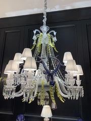 2023 New Candle Branch Crystal Chandelier Traditional Colorful Artistic Designer Light Fixture for Living Room/Dining Room , luxury, light fixture, shining ,amazing