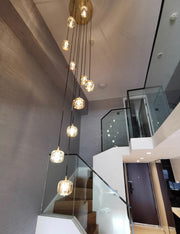 Post-modern Extra-long Pendant Light Fixtures for Staircase/High-ceiling Space/Foyer