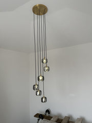 Post-modern Extra-long Pendant Light Fixtures for Staircase/High-ceiling Space/Foyer