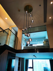 Post-modern Extra-long Pendant Light Fixtures for Staircase/High-ceiling Space/Foyer