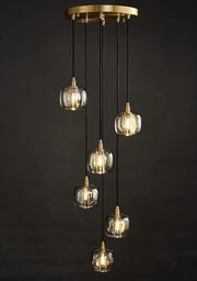 Post-modern Extra-long Pendant Light Fixtures for Staircase/High-ceiling Space/Foyer