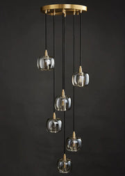 Post-modern Extra-long Pendant Light Fixtures for Staircase/High-ceiling Space/Foyer