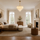 Quadro Glass Rod Chandelier