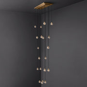 Pearl Rectangle Chandelier 54"