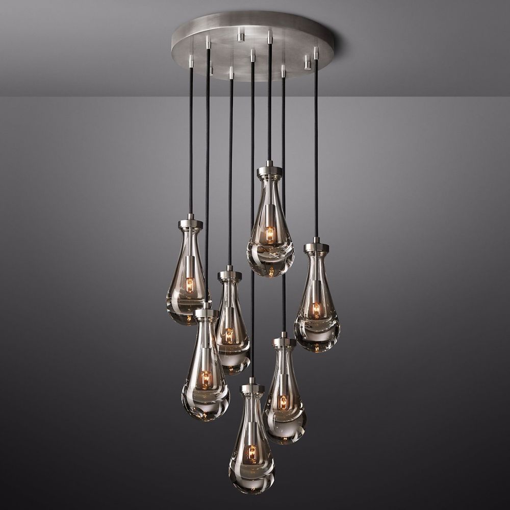 Raindrop Round Chandelier 18''