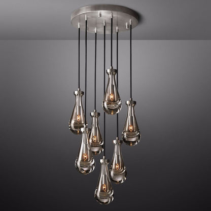 Raindrop Round Chandelier 18''