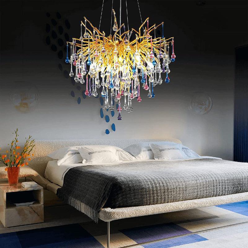 Doris Crystal Branch Chandelier 23.5"D GBUd