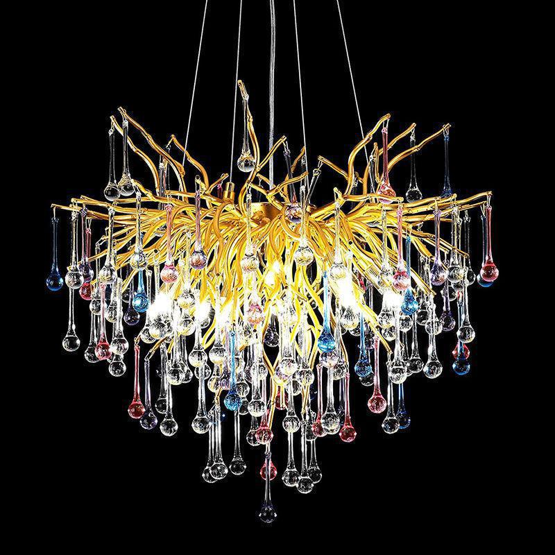 Doris Crystal Branch Chandelier 23.5"D GBUd