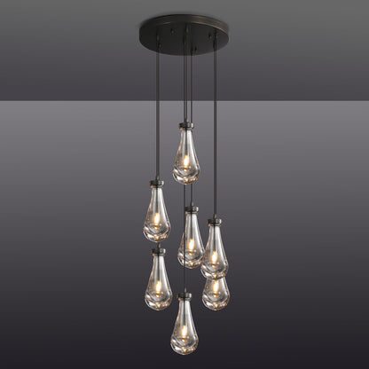Raindrop Round Chandelier 18''