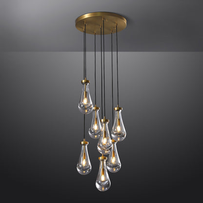 Raindrop Round Chandelier 18''