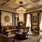 Rayonne Art Deco Chandelier by Blushlighting