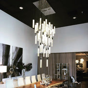 3/7/13/25/41-Light Glacier Bubble Crystsal Chandelier in Gold/Chrome/Black Finish