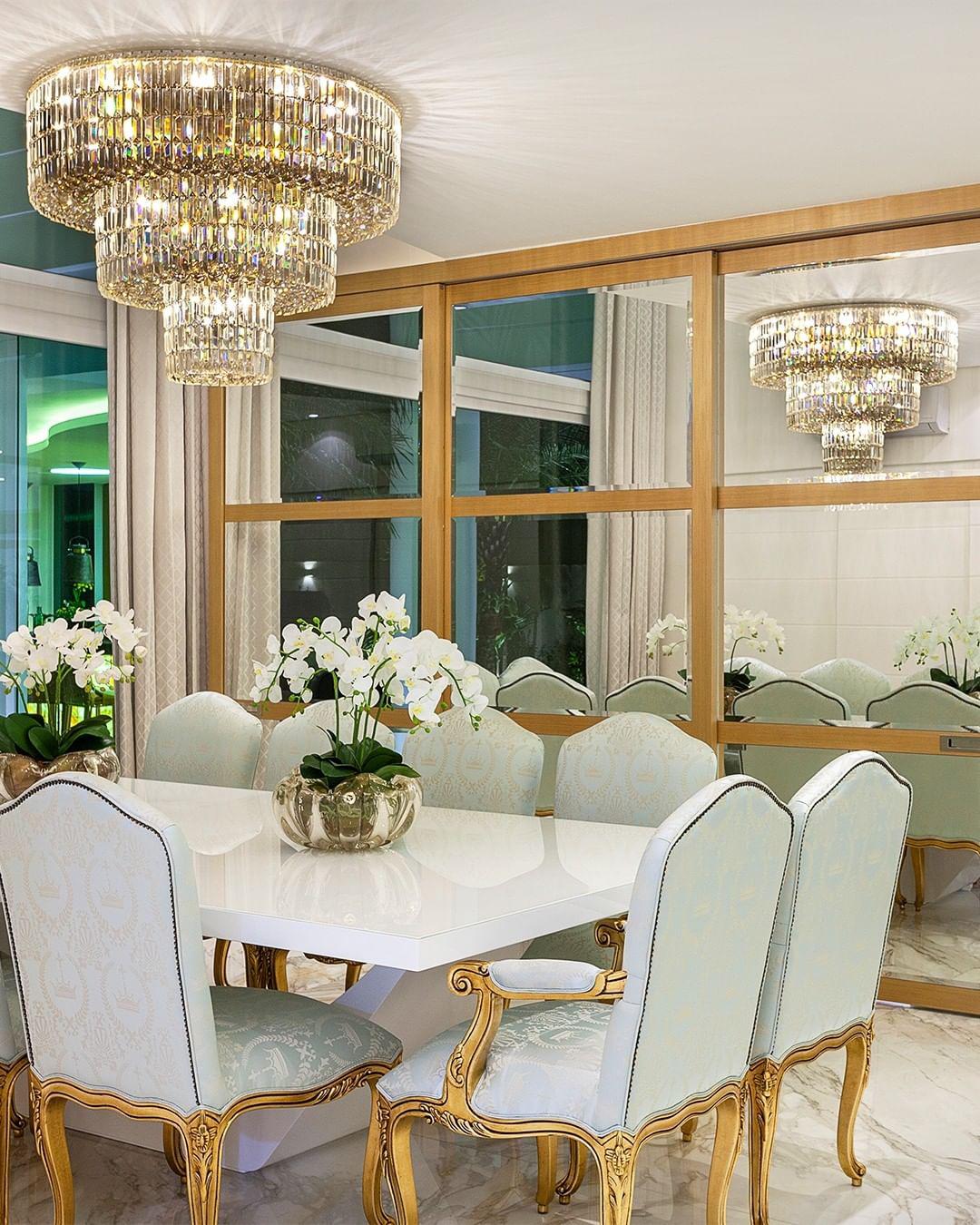 Extra Large GBUd Flush Mount Crystal Light Round 3-layers Decorative Living Room/Dining Room Light Fixture