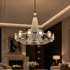 Rococo Dream Modern Sculptural Ring Chandelier