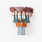 Roselle Ceramic Murano Fringe Wall Lamp by Blush Lighting
