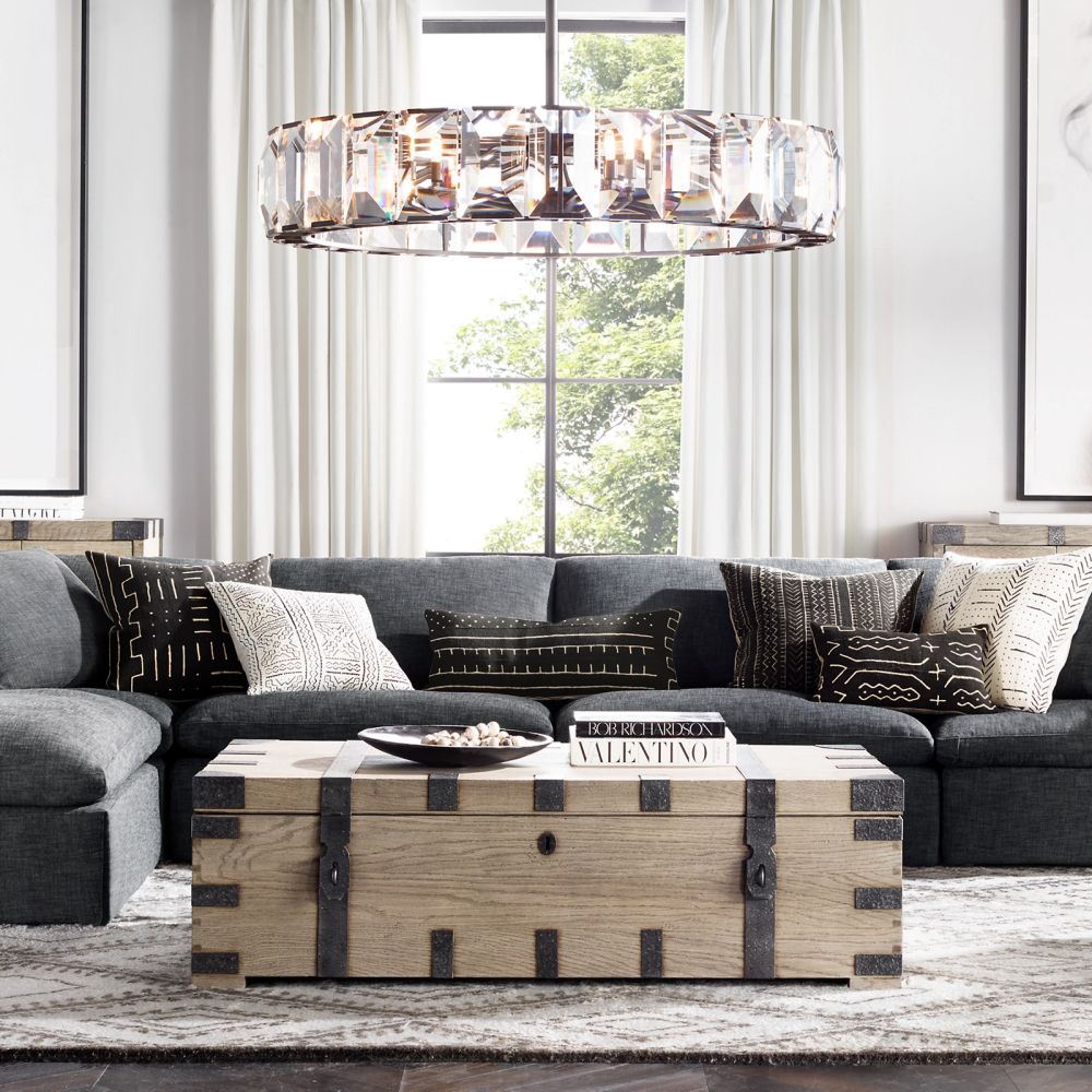 Harlew Crystal Round Chandelier 60''