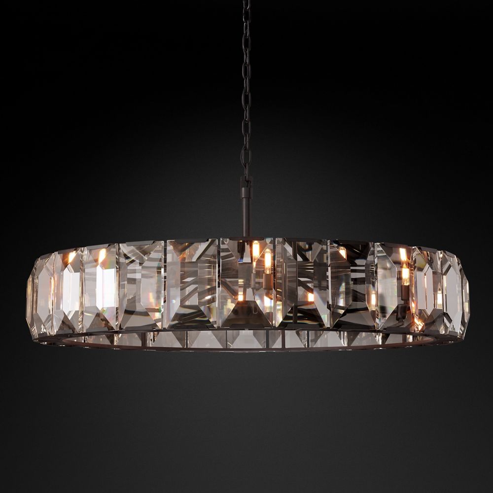 Harlew Crystal Round Chandelier 60''