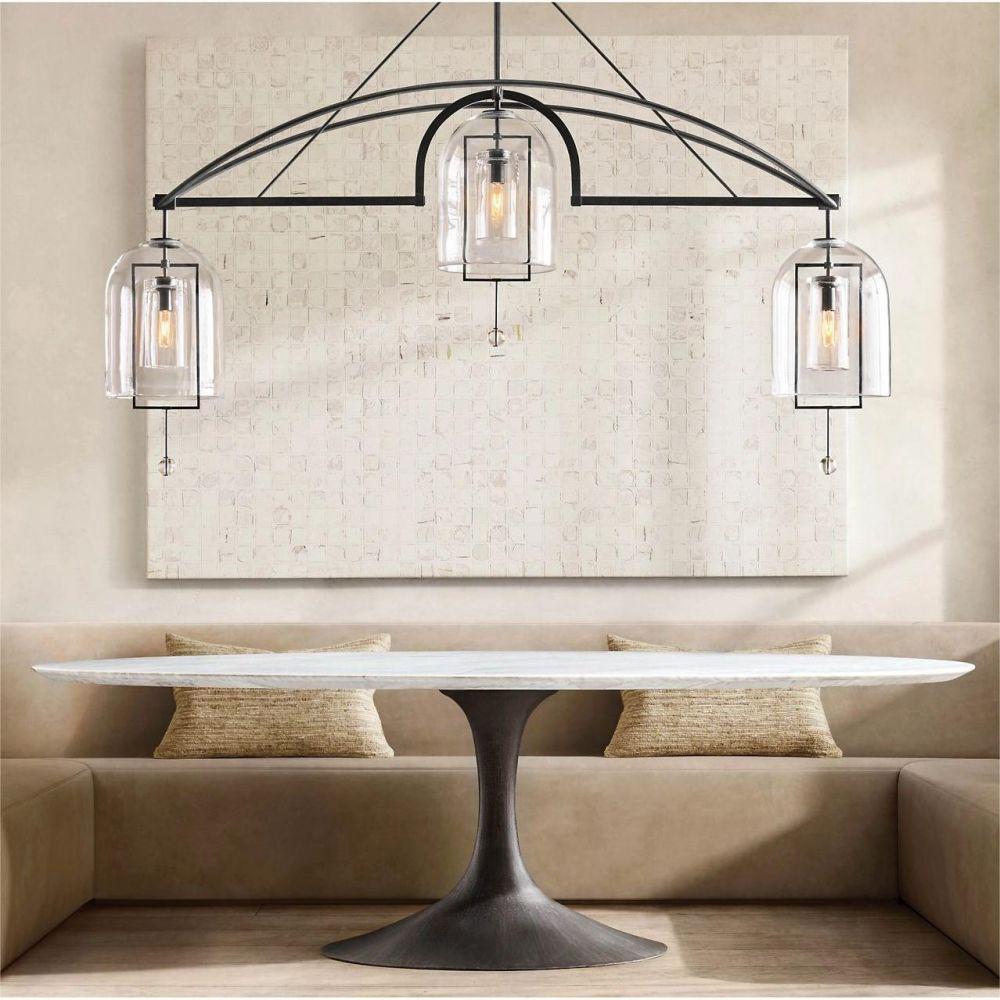 Fulcram Linear Chandelier 61" 3 Lights
