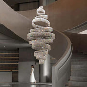 Alleri Luxury Duplex Staircase Hallway Crystal Chandelier