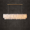 Selenite Rectangular Chandelier