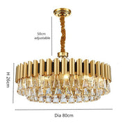 Blus Lighting Stavros Crystal Chandelier