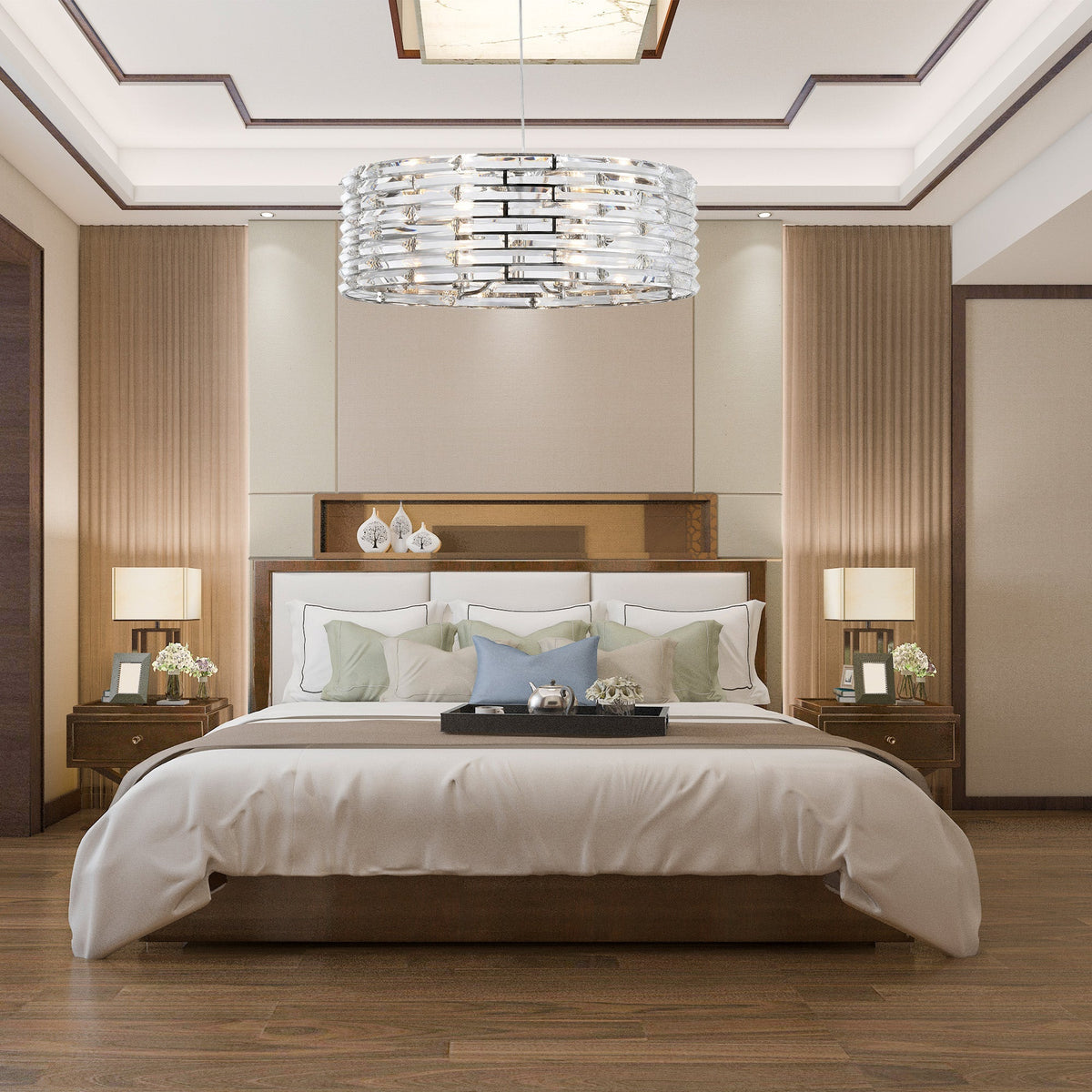 Saturno Disc Halo Chandelier - view 3