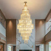 Alleri Large Duplex Staircase Crystal Chandelier