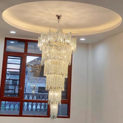 Extra Large Luxury Multi-tiered Crystal Chandelier for Foyer/Staircase