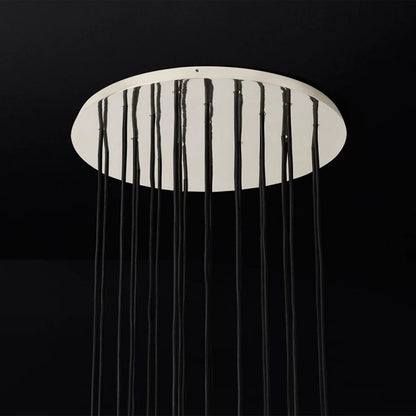 Bille De Crystal Round Cluster Chandelier 24''