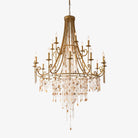 Tatum Lux Shell Crystal Chandelier - Blushlighting