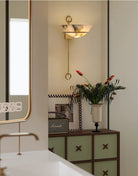 Tether Alabaster Wall Light by Blush Lighting