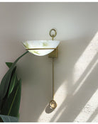 Tether Alabaster Wall Light by Blush Lighting