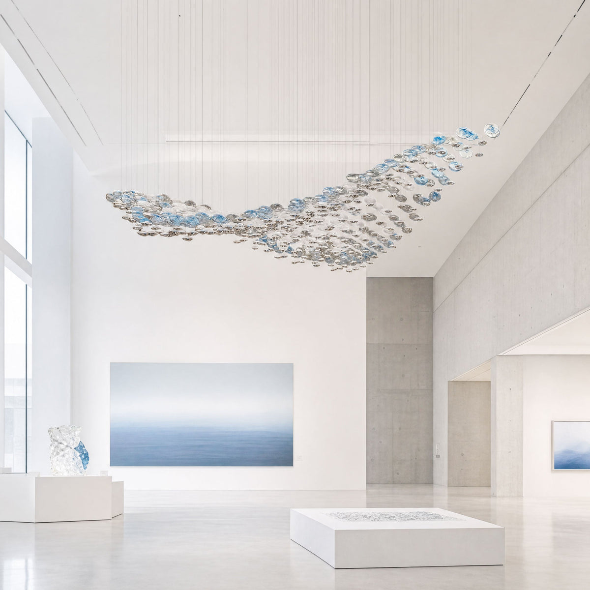 The Flying Surge LED Chandelier | Custom Size & Made-to-Order Lighting for Luxury Homes & Commercial Spaces - Vakkerlight