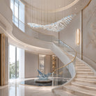 The Flying Surge LED Chandelier | Custom Size & Made-to-Order Lighting for Luxury Homes & Commercial Spaces - Vakkerlight