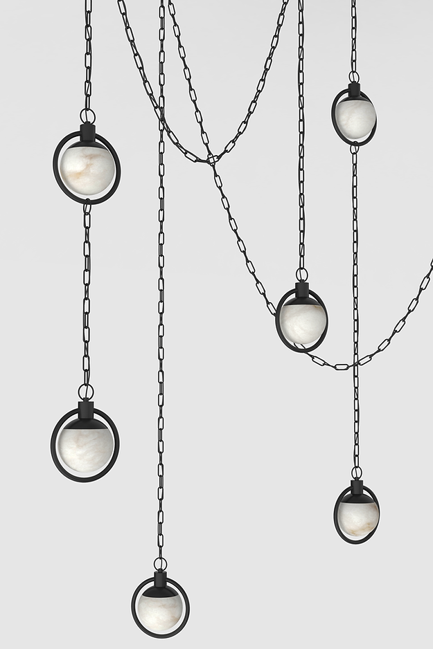 Trenato Alabaster Chandelier 6