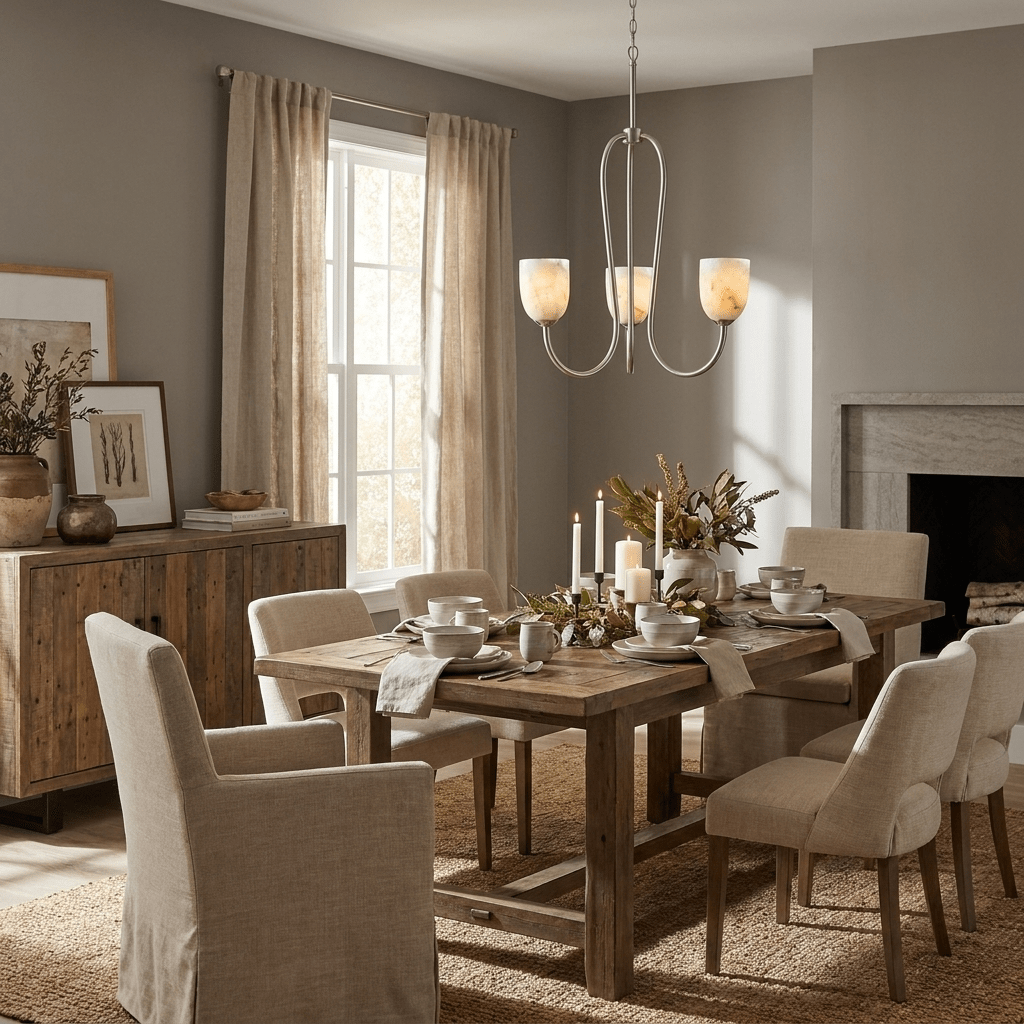 Trillium Alabaster Chandelier - Vakkerlight