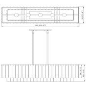 Victor Linear Chandelier