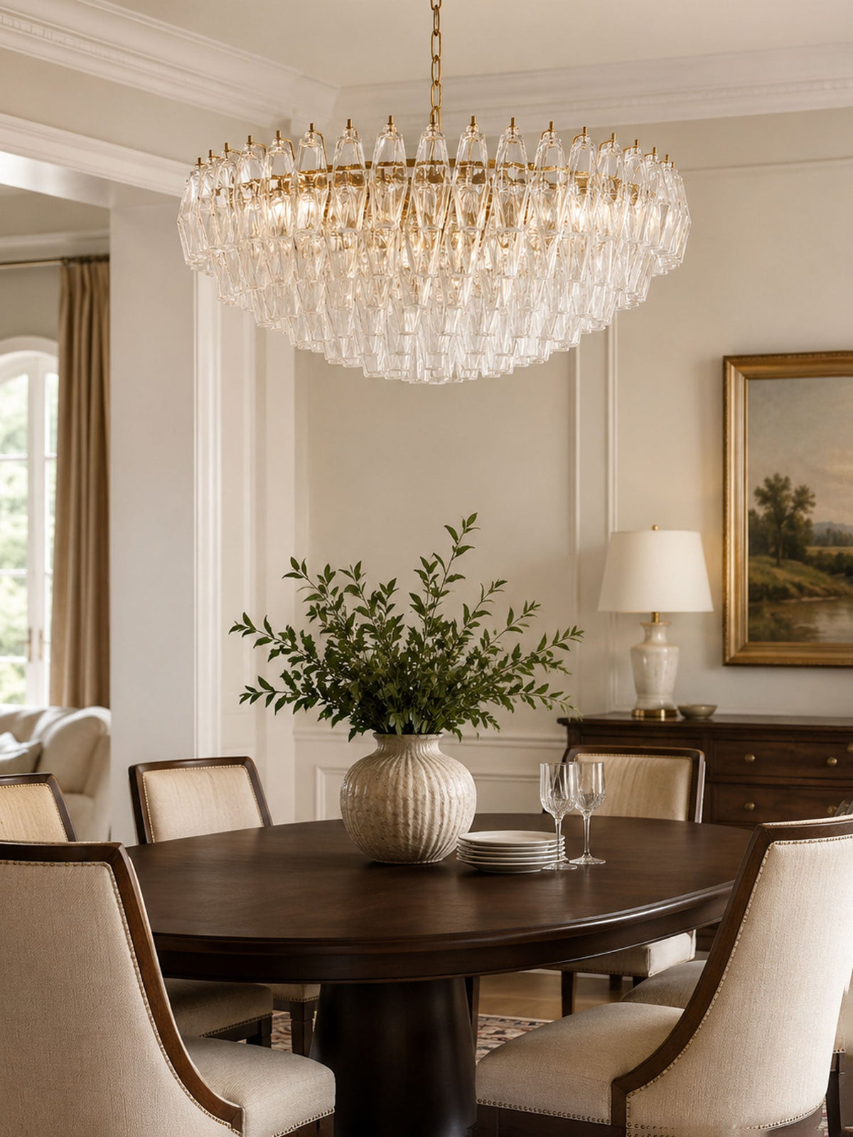 Clear Sorrento Chandelier - Vakkerlight