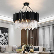 Blus Lighting Viol Crystal Round Chandelier