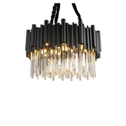 Blus Lighting Viol Crystal Round Chandelier