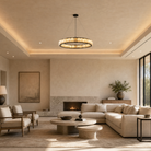 Votelle Modern Alabaster Ring Chandelier
