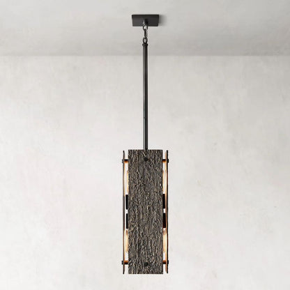 Veuvery Square Pendant 19"