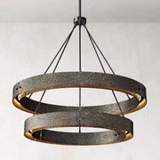 Vouvray Two-Tier Round Chandelier D 60"