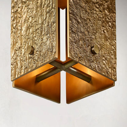 Veuvery Square Pendant 19"