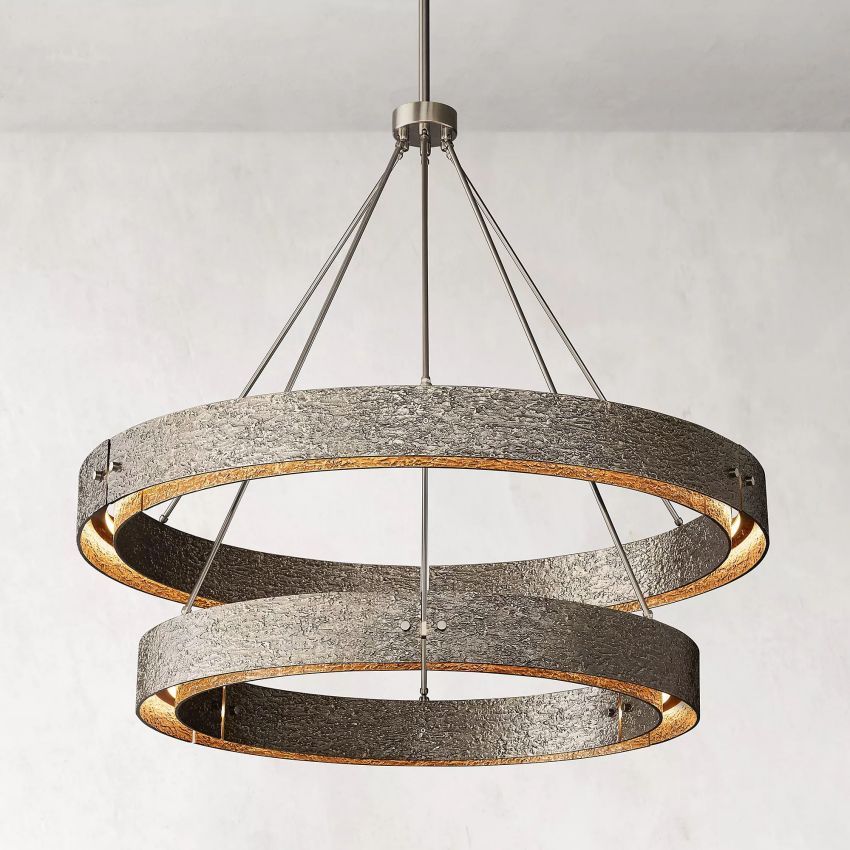 Veuvery 2-Tier Round Chandelier 60"