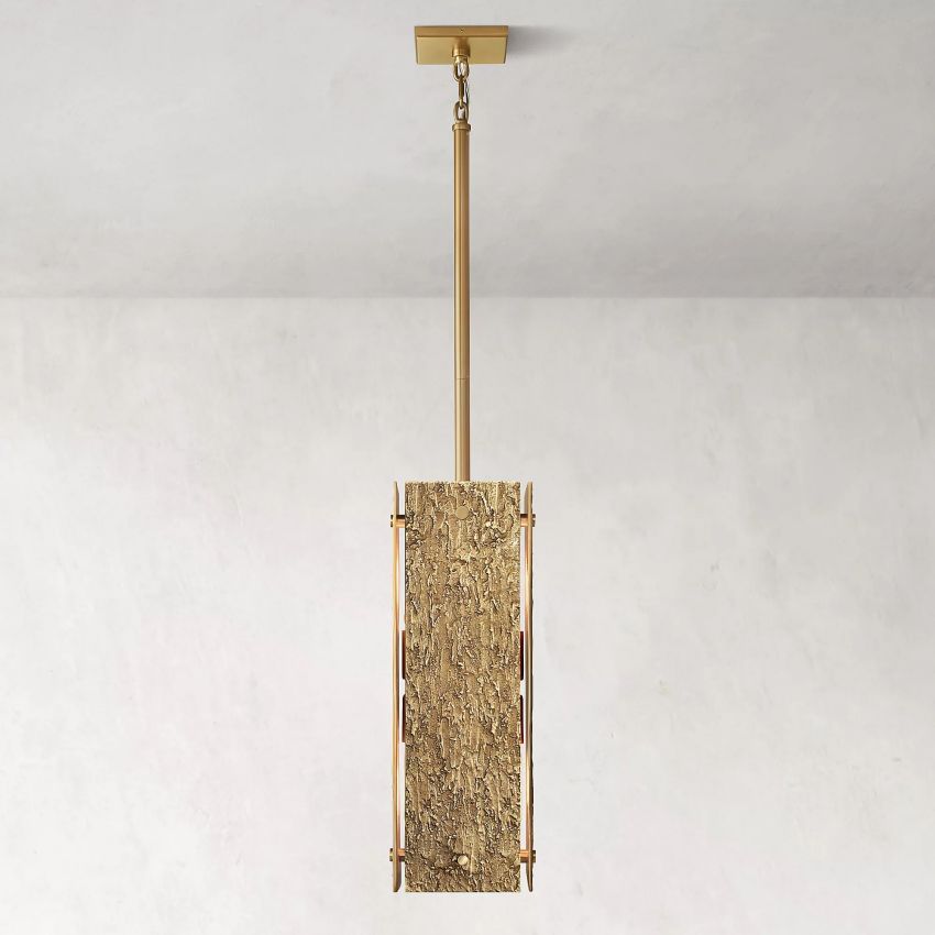 Veuvery Square Pendant 19"