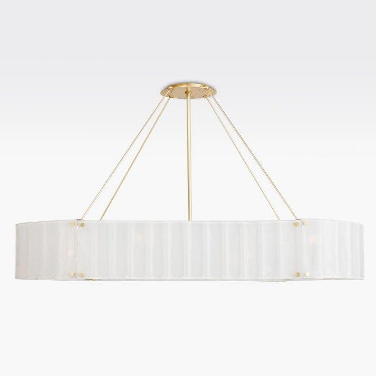 Womter Oval Crystal Chandelier 60"