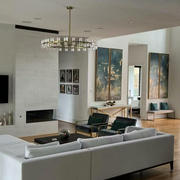 Dante Crystal Modern Round Chandelier 36", 48", 60" Living Room
